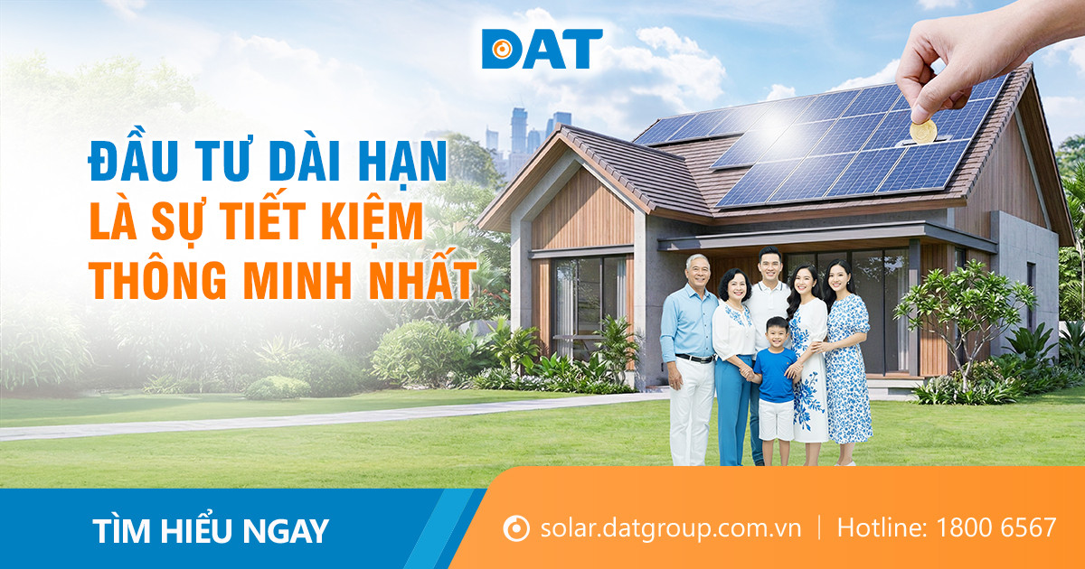 Vì sao điện mặt trời cần được nhìn như một khoản đầu tư dài hạn?