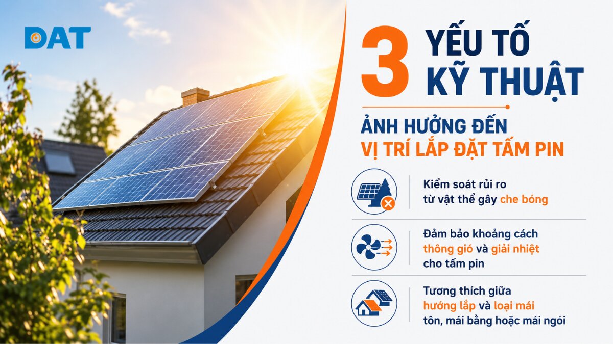 3 yếu tố kỹ thuật ảnh hưởng đến vị trí lắp đặt tấm pin.jpg