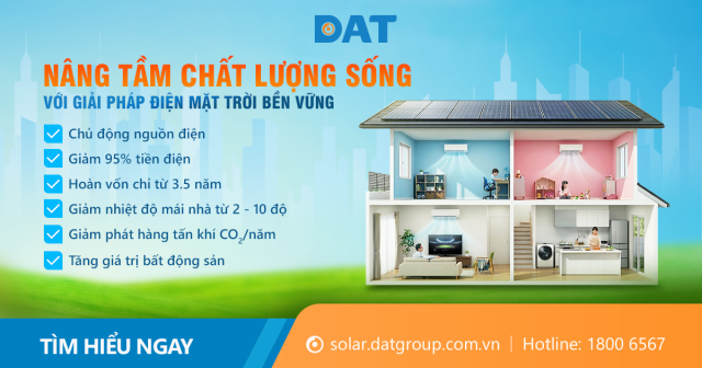Nâng tầm chất lượng sống với giải pháp điện mặt trời bền vững!
