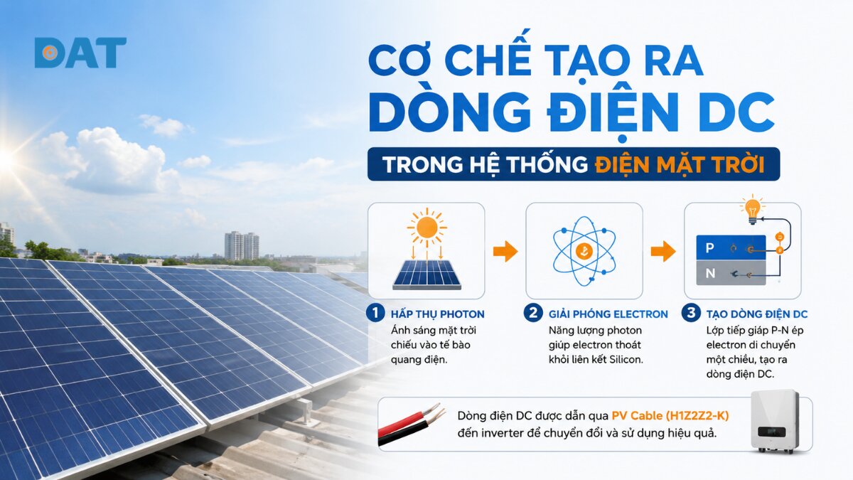 Cơ chế tạo ra dòng điện DC trong hệ thống điện mặt trời.jpg