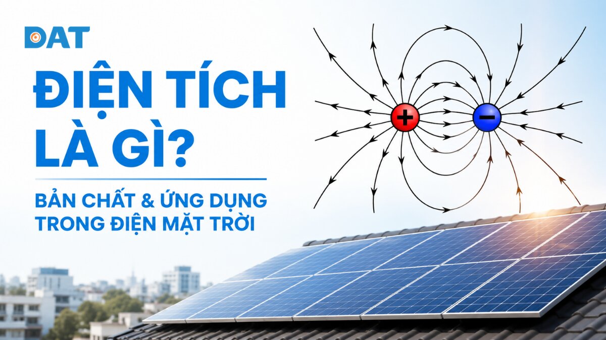 Điện tích là gì? Bản chất & 5 ứng dụng trong điện mặt trời