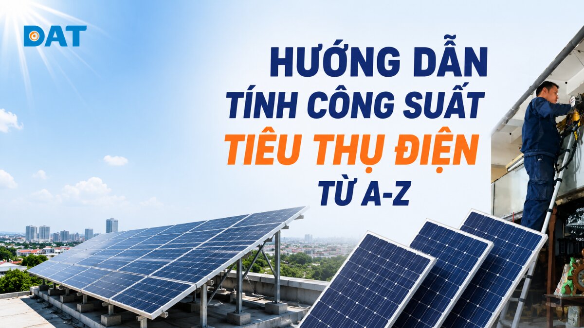 Hướng dẫn tính công suất tiêu thụ điện từ a-z