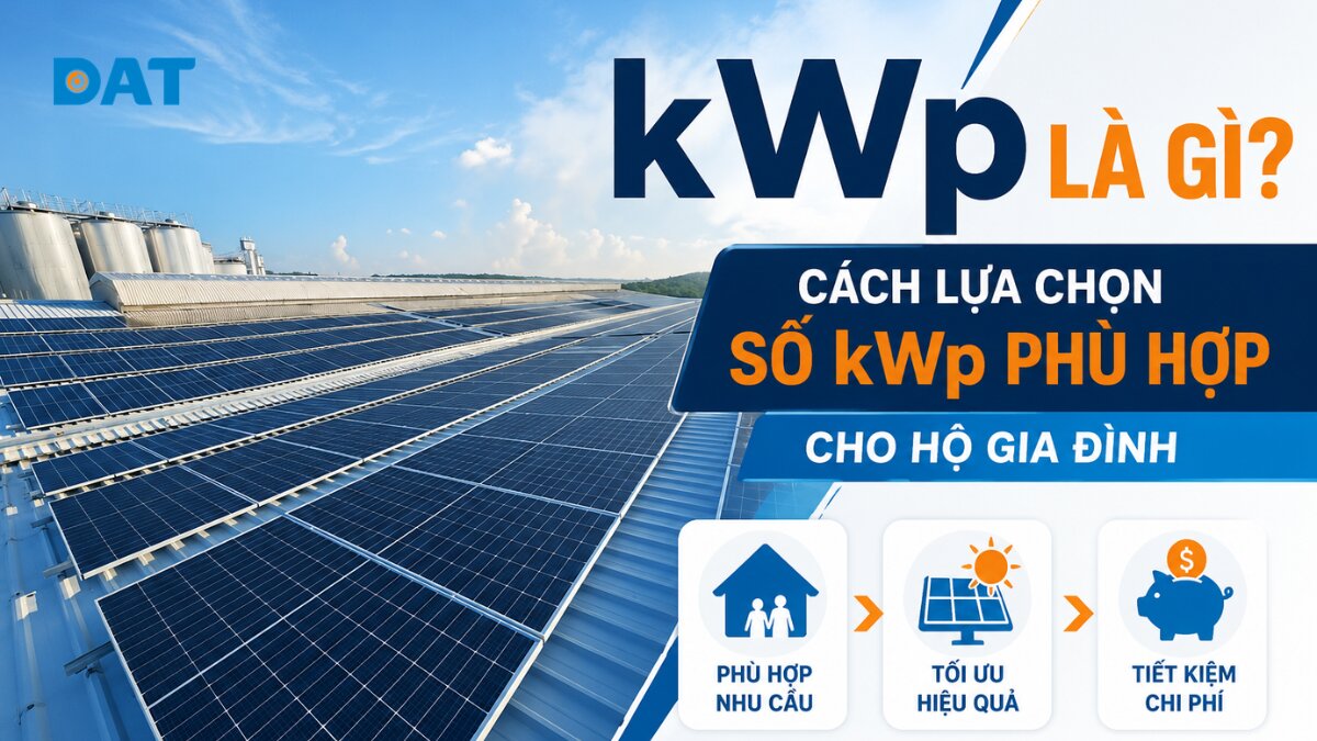 kWp là gì? Cách lựa chọn số kWp phù hợp cho hộ gia đình