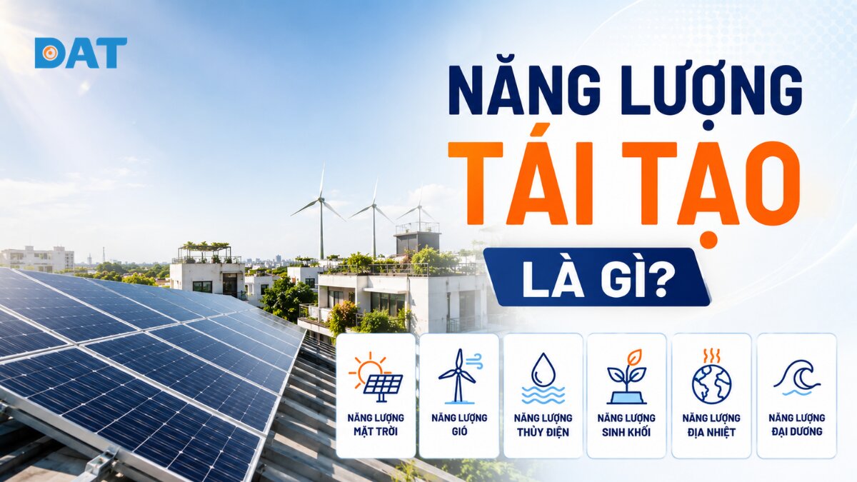 Năng lượng tái tạo là gì? Ứng dụng và lợi ích nổi bật
