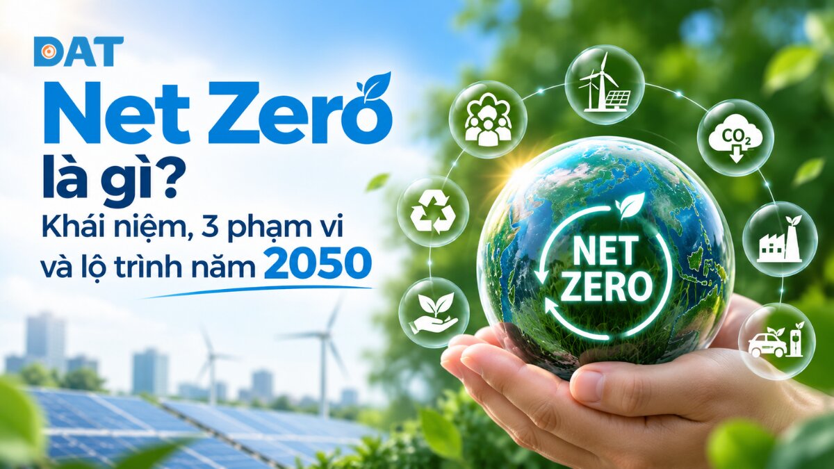 Net Zero là gì? Khái niệm, phạm vi và lộ trình 2050