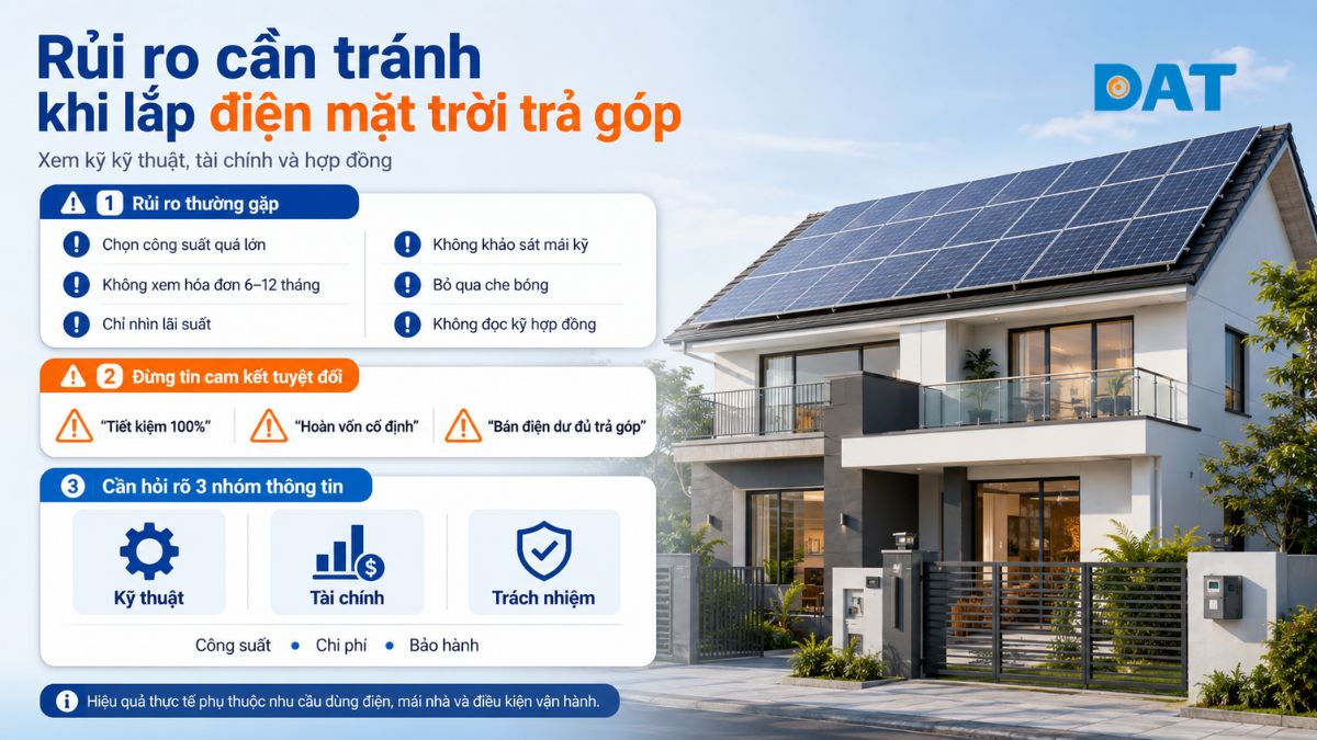 Những rủi ro cần tránh khi lắp điện mặt trời trả góp.jpg