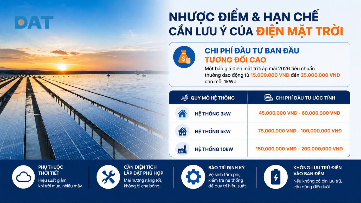 Nhược điểm và hạn chế cần lưu ý của điện mặt trời.jpg