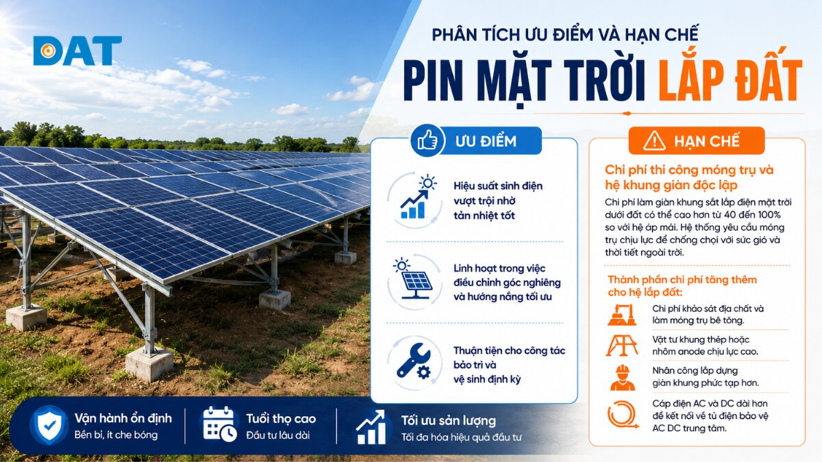 Phân tích ưu điểm và hạn chế của pin mặt trời lắp đất.jpg