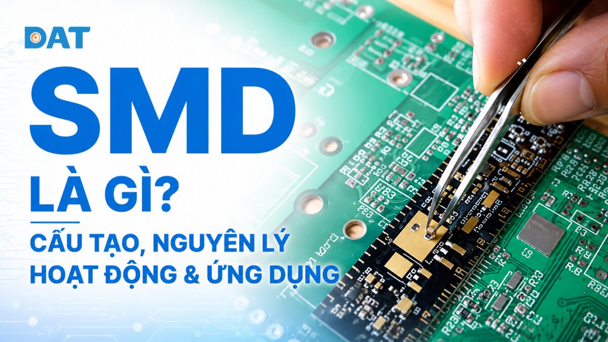 SMD là gì? Cấu tạo, nguyên lý hoạt động & ứng dụng