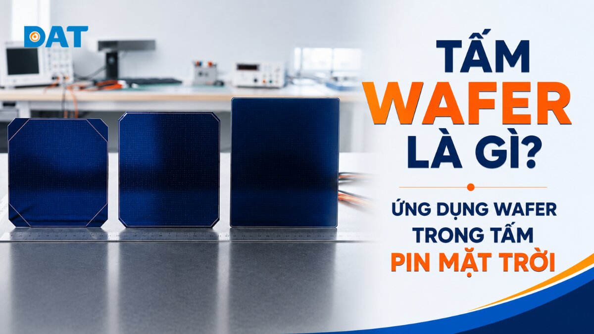 Tấm wafer là gì? Ứng dụng wafer trong tấm pin mặt trời